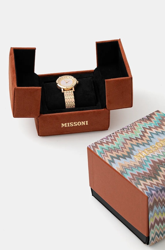 Doplnky Hodinky Missoni MWCY00523 zlatá