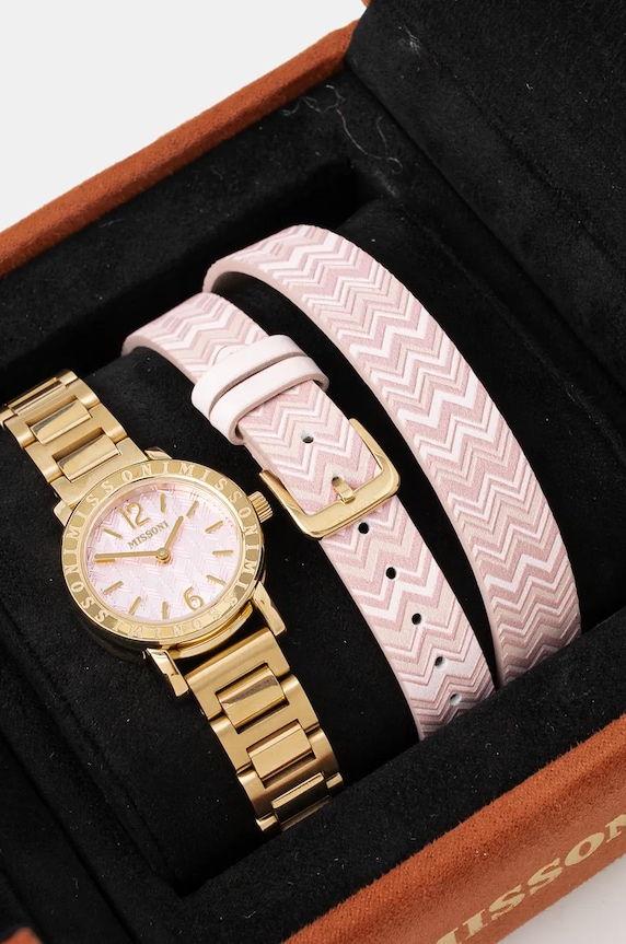 Hodinky Missoni zlatá MWGY00723