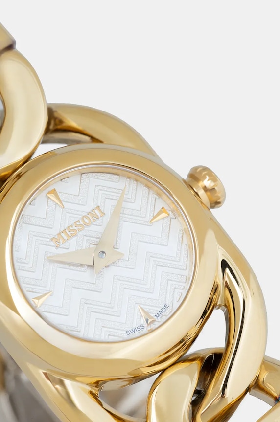 Akcesoria Missoni zegarek MWSL00922 złoty