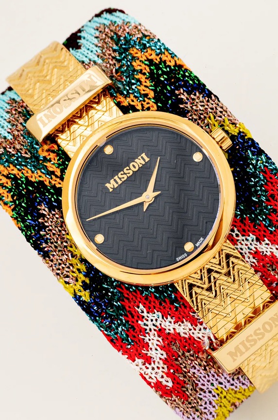 Dodaci Sat Missoni MWY102122 zlatna