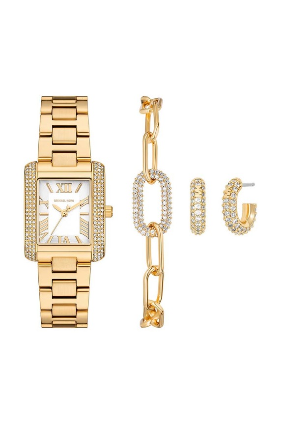 Sat, narukvica i naušnice Michael Kors zlatna MK4837SET