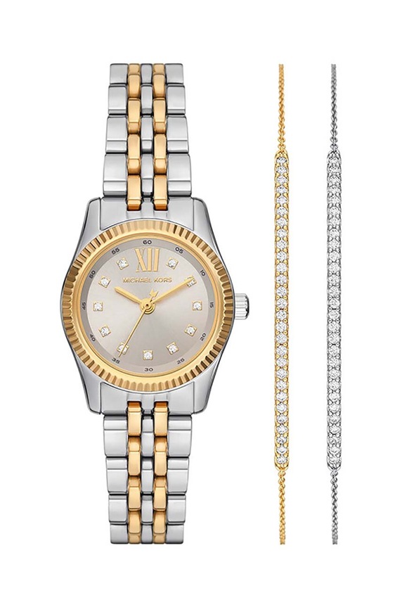 Michael Kors óra és karkötő ezüst MK4815SET