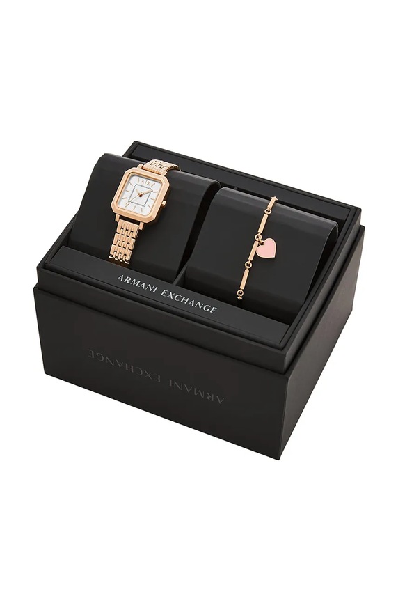 Armani Exchange karóra és karkötő AX7164SET
