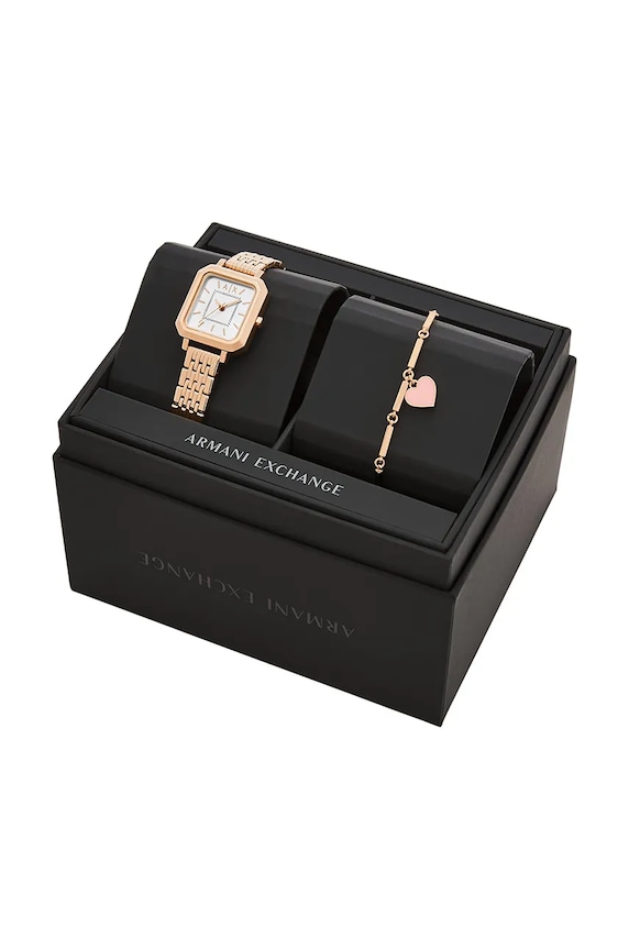 Armani Exchange karóra és karkötő AX7164SET