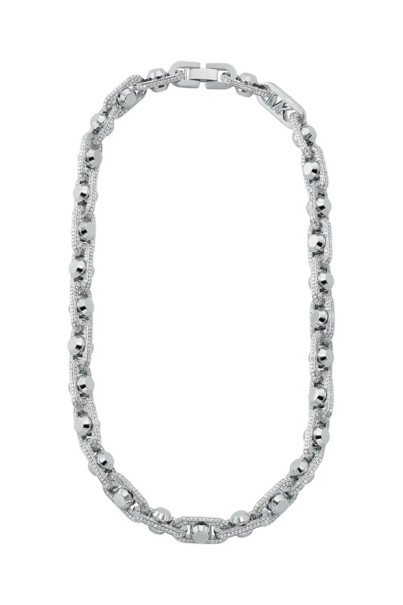 Michael Kors naszyjnik Pavé Astor srebrny MKJ8402CZ040