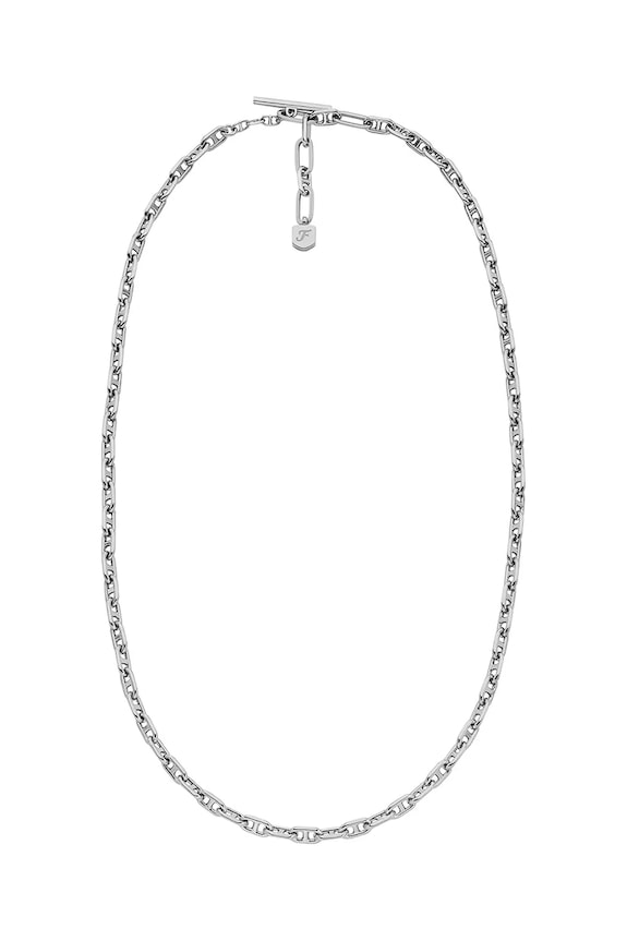 Fossil colier JA7243040 argintiu AA00