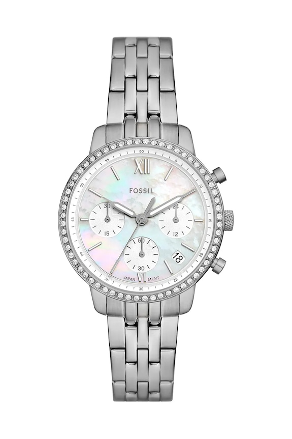 Fossil zegarek srebrny ES5357