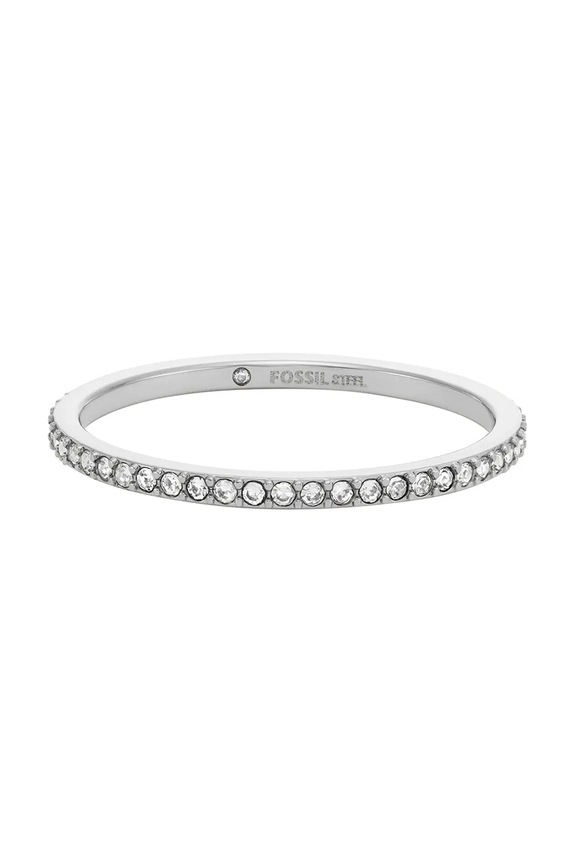 Prsteň Fossil Ellis Pavé Glitz ostatné strieborná JF04687040