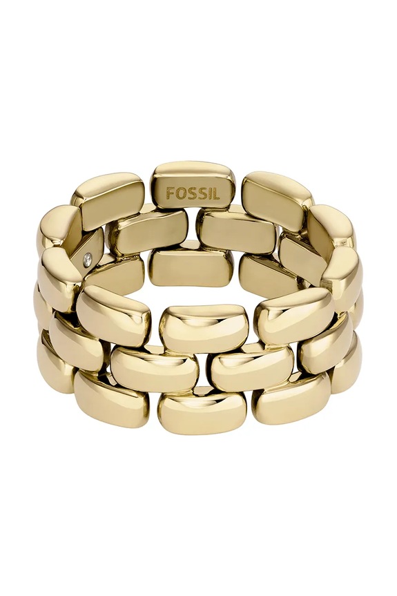 Prstýnek Fossil Arden Watch Links JF04785710 zlatá AA00