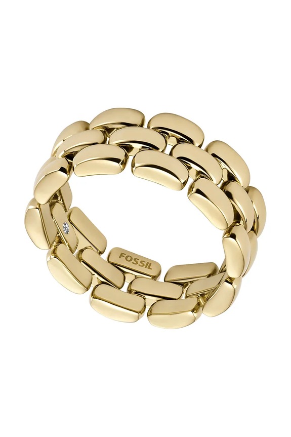 Doplňky Prstýnek Fossil Arden Watch Links JF04785710 zlatá