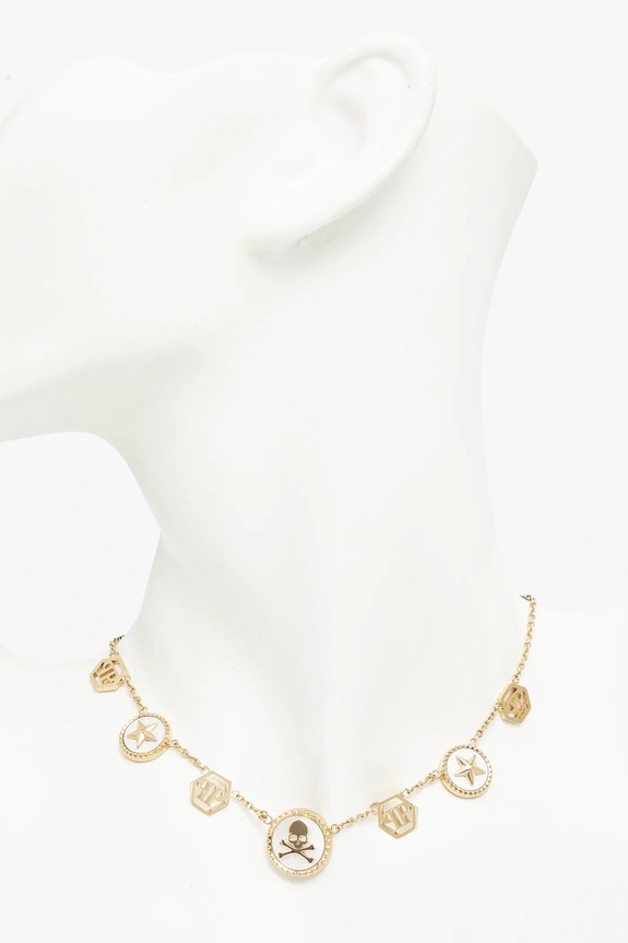 Accesorii Philipp Plein colier PJ2EA10NU aur