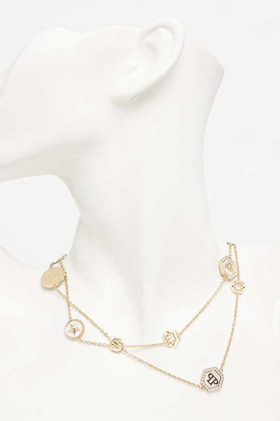 Accesorii Philipp Plein colier PJ2EA11NU aur