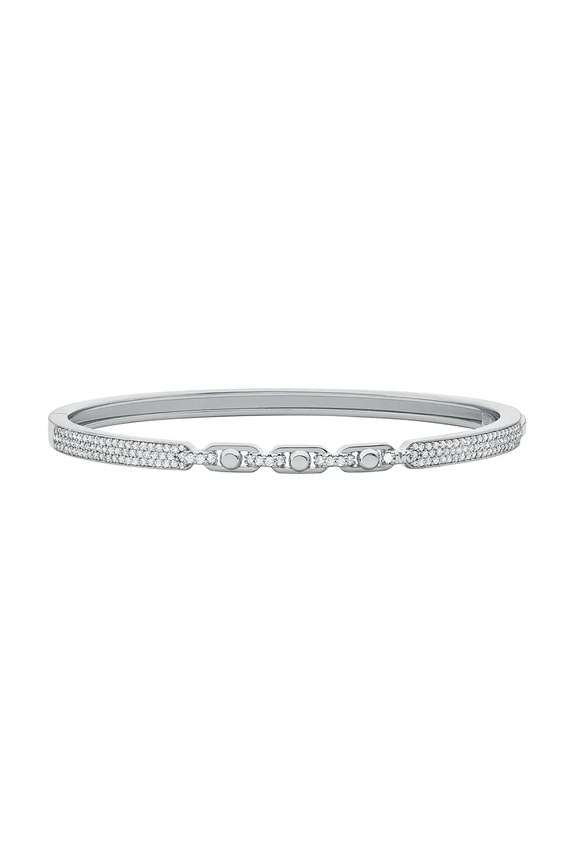 Strieborný náramok Michael Kors striebro strieborná MKC1735CZ040