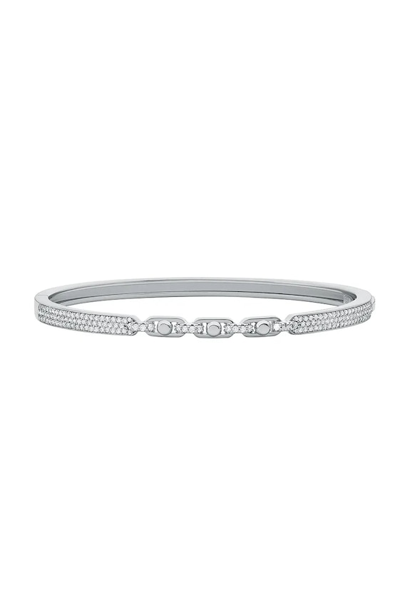 Strieborný náramok Michael Kors striebro strieborná MKC1735CZ040