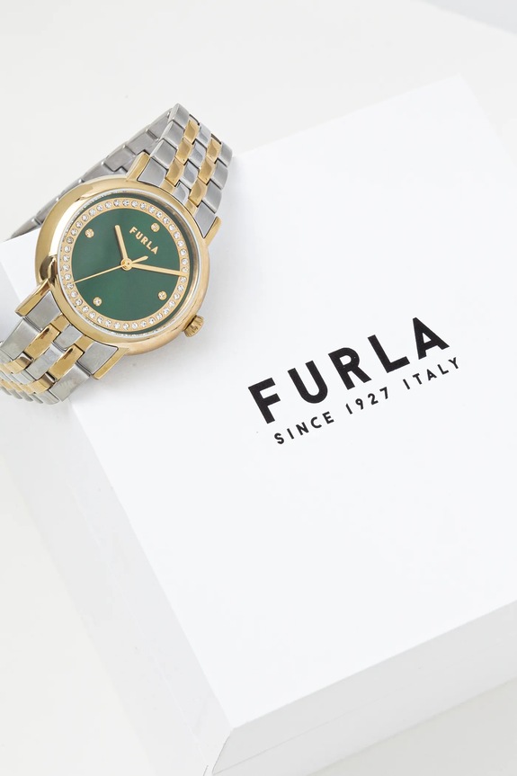 Akcesoria Furla zegarek WW00024037L4 złoty