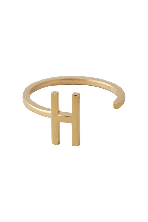 Серебряное кольцо с позолотой Design Letters серебро золотой 90601000H