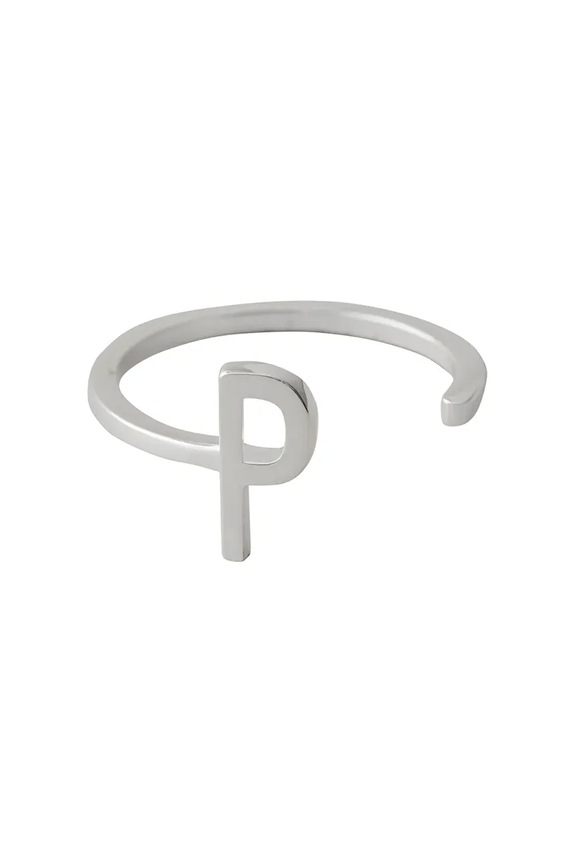 Strieborný prsteň Design Letters striebro strieborná 90601001P