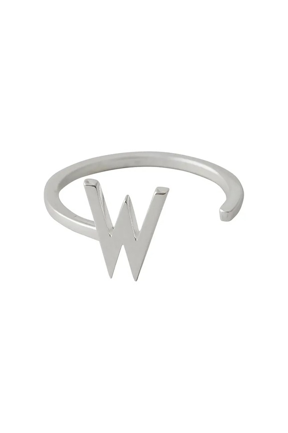 Strieborný prsteň Design Letters striebro strieborná 90601001W