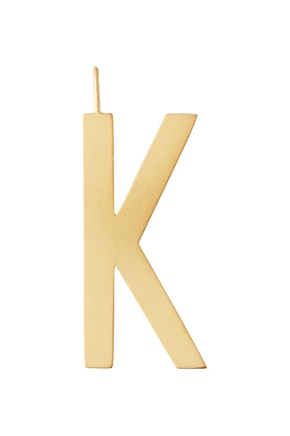 Strieborný pozlátený prívesok Design Letters pozlátené zlatá 90201001K
