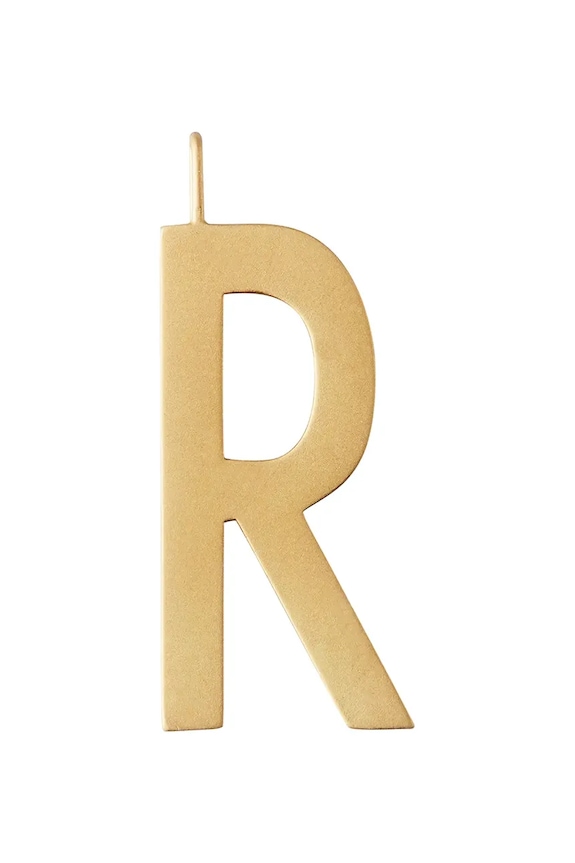 Design Letters pandantiv din argint placat cu aur argint aur 90201001R