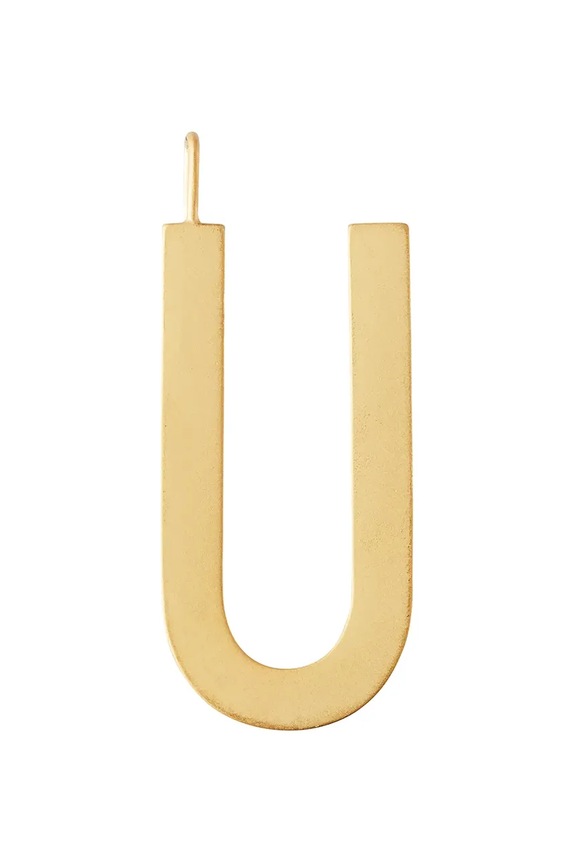 Позолоченный серебряный кулон Design Letters серебро золотой 90201001U