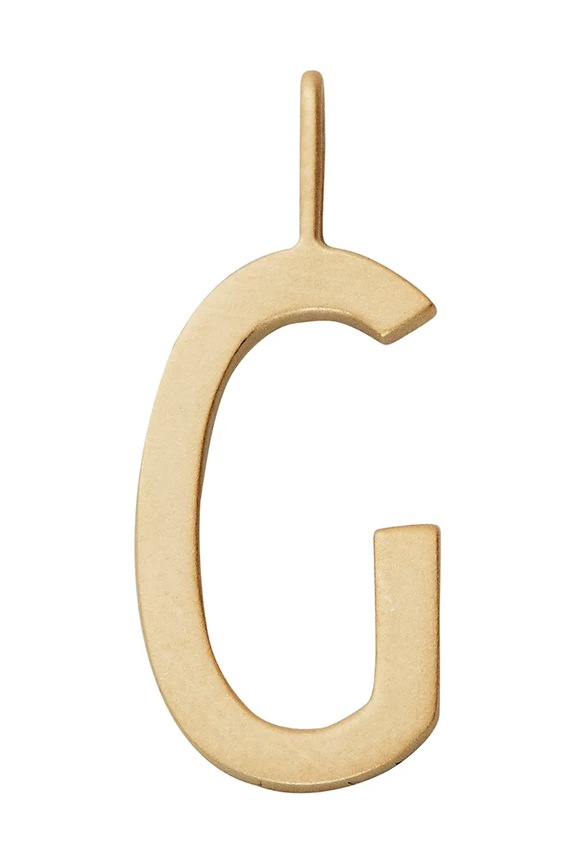 Design Letters pandantiv din argint placat cu aur argint aur 90201544G