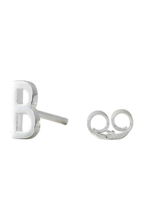 Серебряная серьга Design Letters серебро серебрянный 90401000B