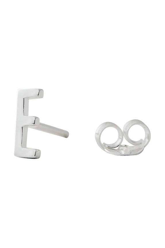 Серебряная серьга Design Letters серебро серебрянный 90401000E