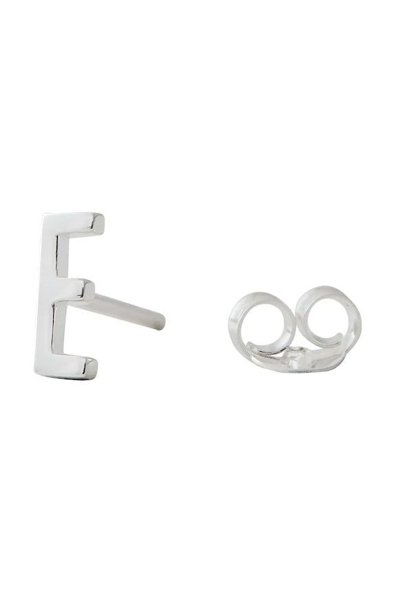 Серебряная серьга Design Letters серебро серебрянный 90401000E