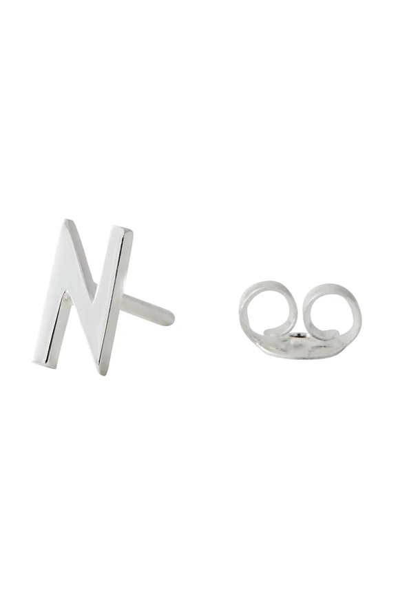 Design Letters cercel de argint argint argintiu 90401000N