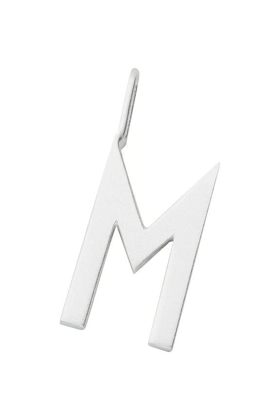 Ασημένιο μενταγιόν Design Letters ασήμι ασημί 90201546M