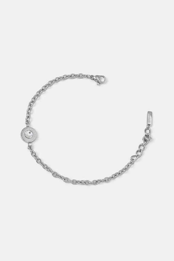Trussardi bratara T-LOGO argintiu TJAXC116