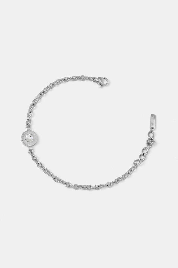 Trussardi bratara T-LOGO argintiu TJAXC116