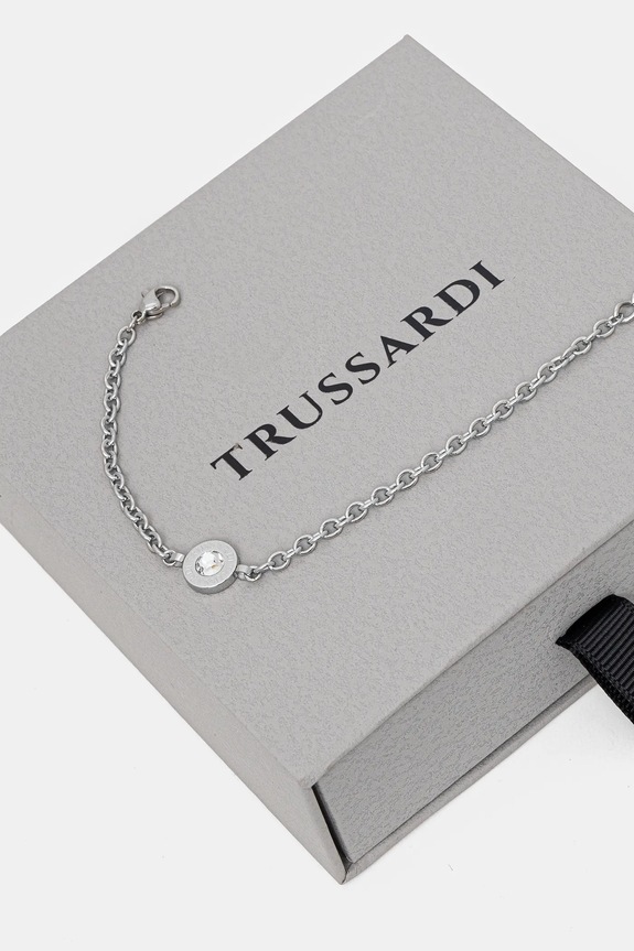 Accesorii Trussardi bratara T-LOGO TJAXC116 argintiu