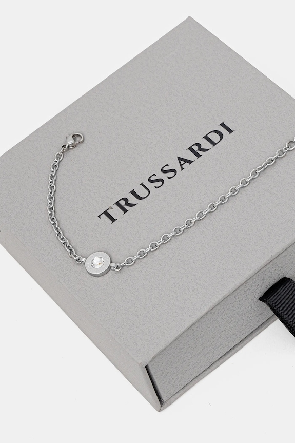 Accesorii Trussardi bratara T-LOGO TJAXC116 argintiu