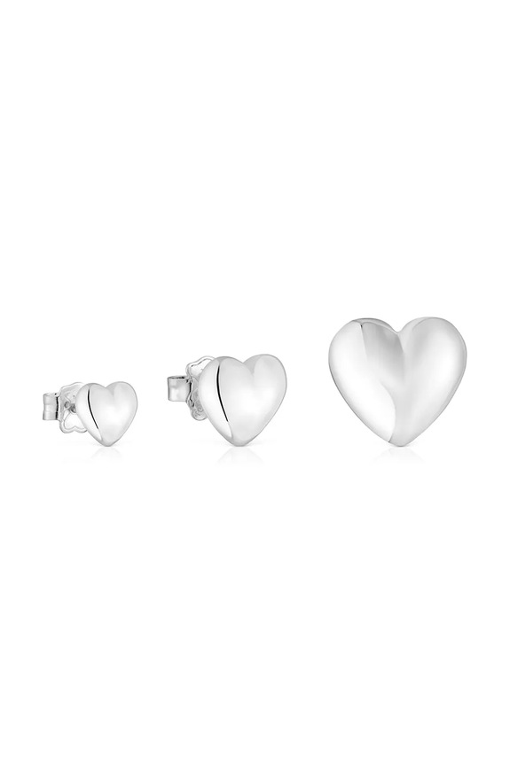 Tous cercei de argint 3-pack argint argintiu 1004326600