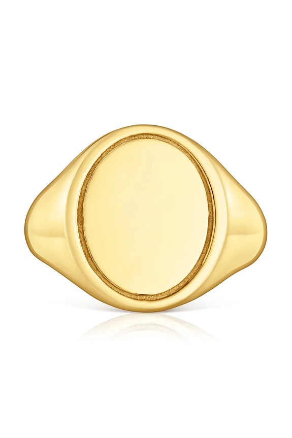 Tous anello con sigillo 1004323512 oro AA00