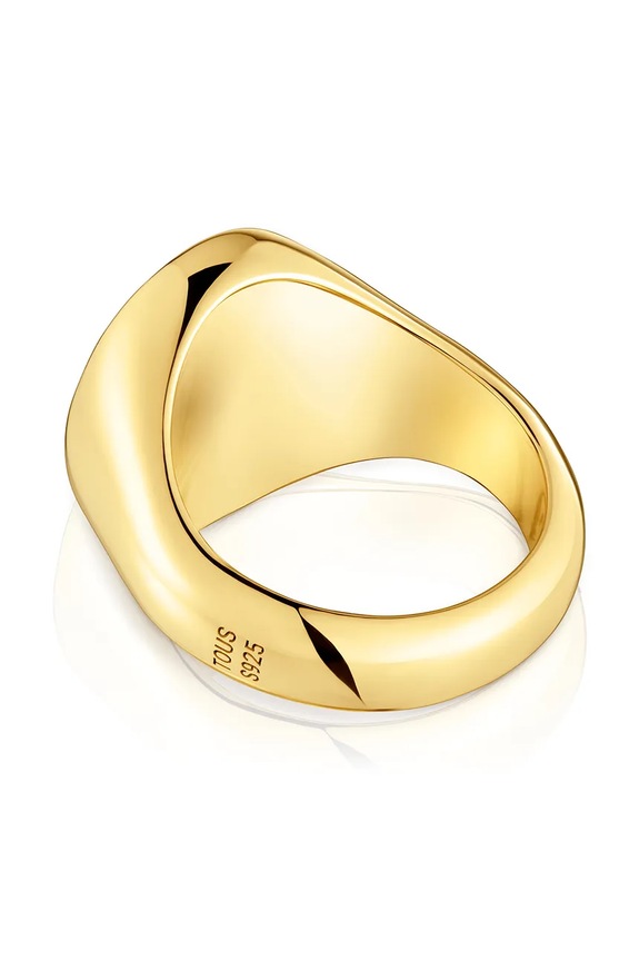 Tous anello con sigillo oro 1004323512
