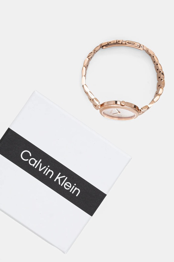 Akcesoria Calvin Klein zegarek 25100013 złoty
