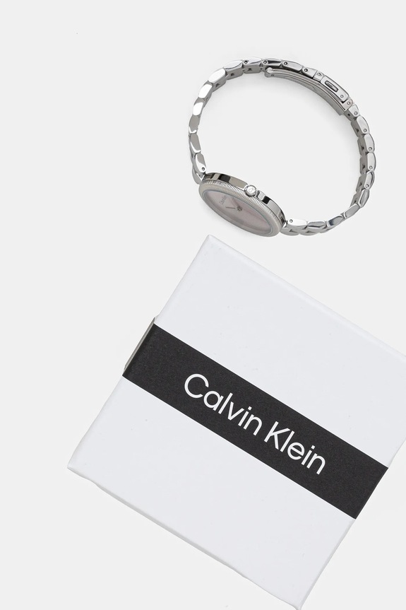 Akcesoria Calvin Klein zegarek 25100015 srebrny