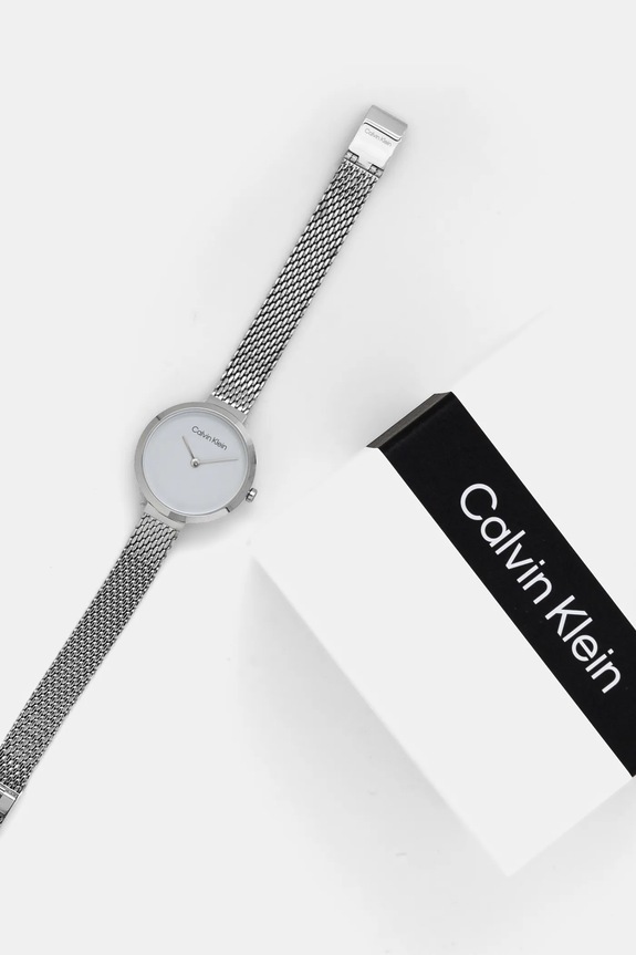 Doplnky Hodinky Calvin Klein 25200082 strieborná