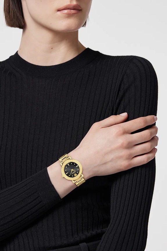 Hodinky Versace zlatá VE9C00724