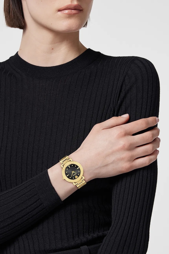 Hodinky Versace zlatá VE9C00724