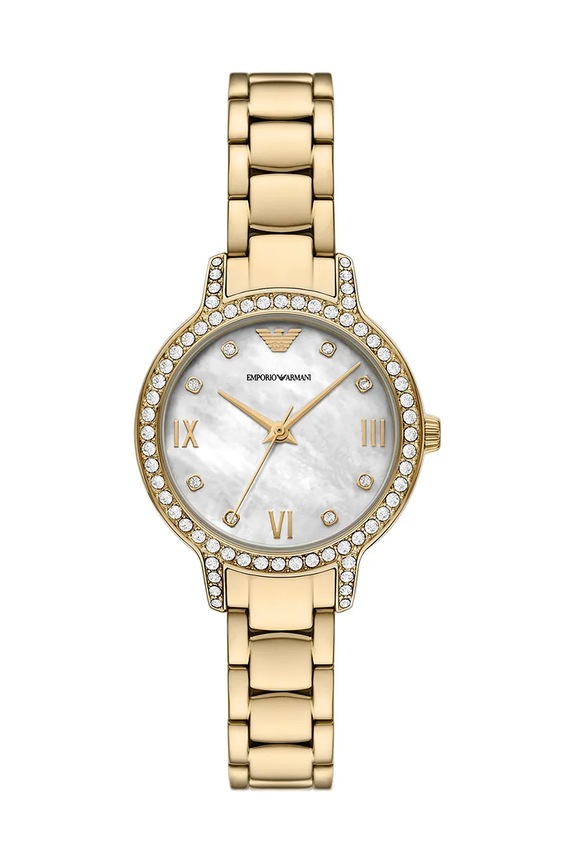 Hodinky Emporio Armani CLEO zlatá AR11652