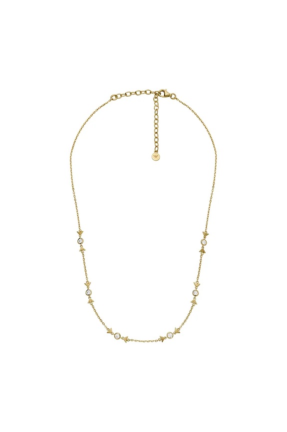 Emporio Armani naszyjnik srebrny EAGLE LOGO EG3618710 złoty AA00