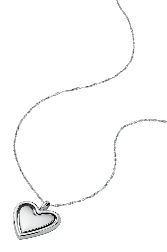Fossil naszyjnik JEWELRY JF04836040 srebrny AA00