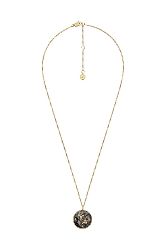 Akcesoria Fossil naszyjnik JEWELRY JF04847710 szary