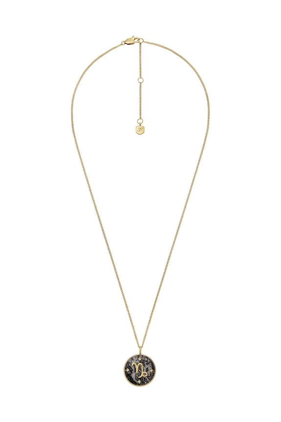 Akcesoria Fossil naszyjnik JEWELRY JF04847710 szary