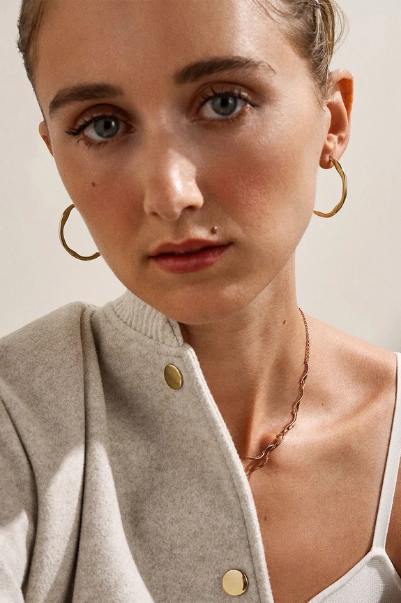 Dodaci Naušnice Skagen MODERNE STAK SKJ1870710 zlatna