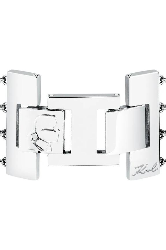 Akcesoria Karl Lagerfeld bransoletka KLAYC16 srebrny